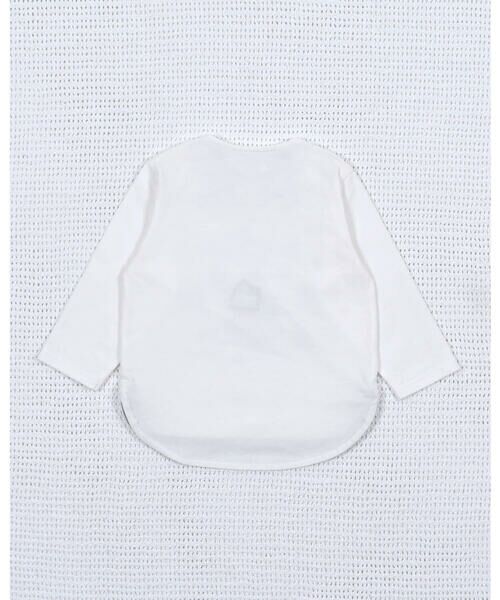 fillot de bebe reduction / フィヨ デュ ベベ ルダクティオン その他トップス | 襟 付き クマ アニマル 散歩 コットン Tシャツ (70~90cm) | 詳細6