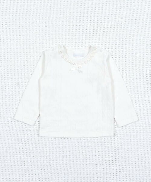 fillot de bebe reduction / フィヨ デュ ベベ ルダクティオン その他トップス | レーシーセッケツTシャツ(70~90cm) | 詳細3