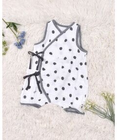 fillot de bebe reduction / フィヨ デュ ベベ ルダクティオン ロンパース | ガーゼ総柄プリントロンパース