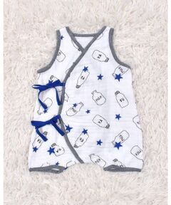 fillot de bebe reduction / フィヨ デュ ベベ ルダクティオン ロンパース | ガーゼ総柄プリントロンパース