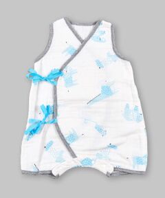 fillot de bebe reduction / フィヨ デュ ベベ ルダクティオン ロンパース | ガーゼ総柄プリントロンパース