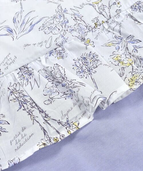 fillot de bebe reduction / フィヨ デュ ベベ ルダクティオン ロンパース | 【BeBeコラボ】【リンクコーデ】レター花柄プリントカバーオール(70~80cm) | 詳細9