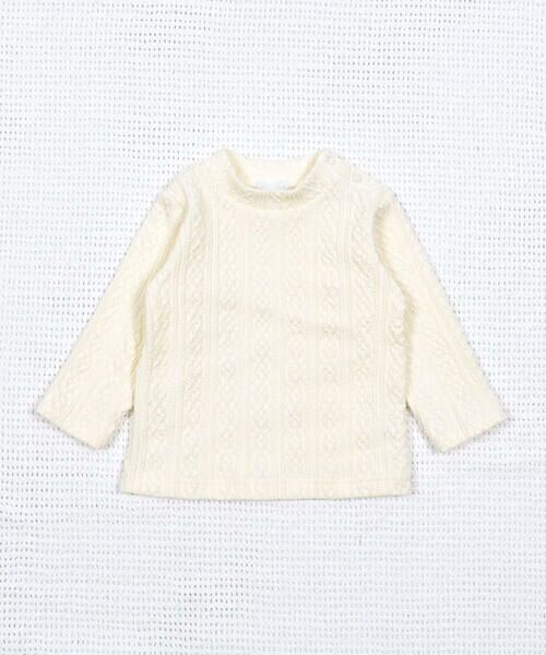 fillot de bebe reduction / フィヨ デュ ベベ ルダクティオン その他トップス | ケーブルニットTシャツ(70~90cm) | 詳細2