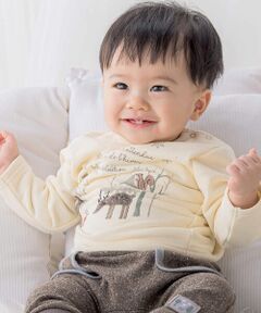 fillot de bebe reduction / フィヨ デュ ベベ ルダクティオン その他トップス | 森のどうぶつトレーナー(80~90cm)