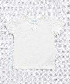 タック天竺パフスリープTシャツ(70~90cm)