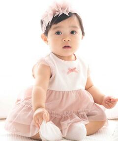 fillot de bebe reduction / フィヨ デュ ベベ ルダクティオン ベビー・キッズウエア | テレコフェイスチュールチュニック(70~90cm)