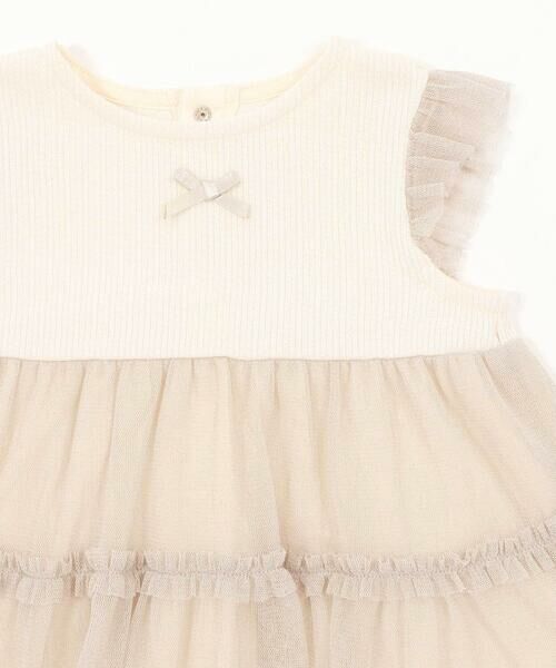 fillot de bebe reduction / フィヨ デュ ベベ ルダクティオン ベビー・キッズウエア | テレコフェイスチュールチュニック(70~90cm) | 詳細21