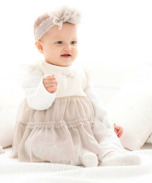 fillot de bebe reduction / フィヨ デュ ベベ ルダクティオン ベビー・キッズウエア | テレコフェイスチュールチュニック(70~90cm) | 詳細18