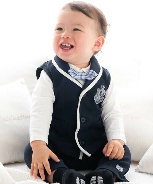 fillot de bebe reduction / フィヨ デュ ベベ ルダクティオン その他雑貨 | 天竺蝶ネクタイTシャツ(70~90cm) | 詳細3