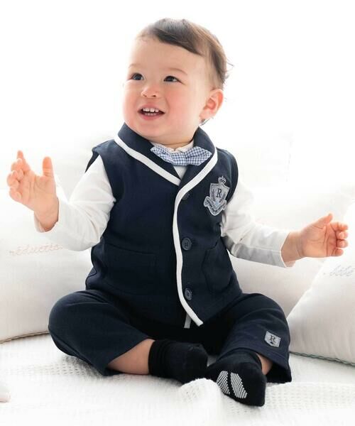 fillot de bebe reduction / フィヨ デュ ベベ ルダクティオン ベビー・キッズウエア | カノコヘチマカラーベスト(70~90cm) | 詳細2