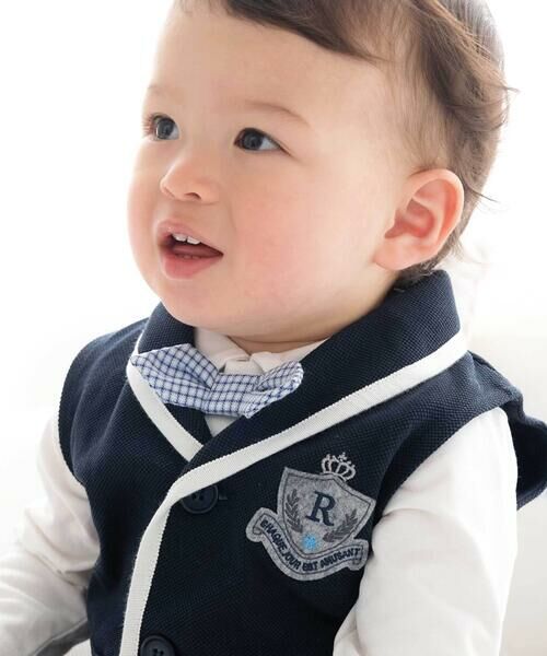 fillot de bebe reduction / フィヨ デュ ベベ ルダクティオン ベビー・キッズウエア | カノコヘチマカラーベスト(70~90cm) | 詳細3