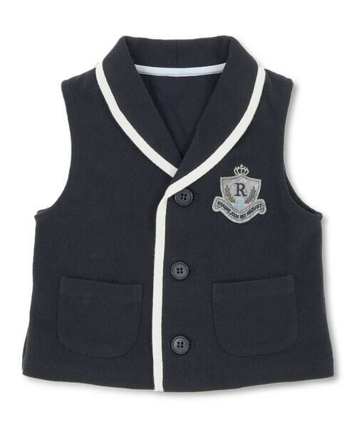 fillot de bebe reduction / フィヨ デュ ベベ ルダクティオン ベビー・キッズウエア | カノコヘチマカラーベスト(70~90cm) | 詳細5