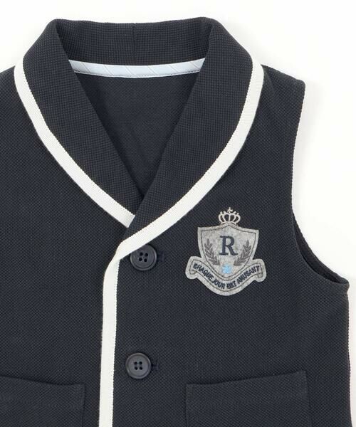 fillot de bebe reduction / フィヨ デュ ベベ ルダクティオン ベビー・キッズウエア | カノコヘチマカラーベスト(70~90cm) | 詳細7