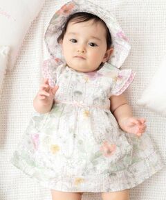 fillot de bebe reduction / フィヨ デュ ベベ ルダクティオン ベビー・キッズウエア | リバティプリント(Irma's Garden)タナローンフリルワンピース&ブルマセット(70~90cm)