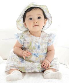 fillot de bebe reduction / フィヨ デュ ベベ ルダクティオン ベビー・キッズウエア | リバティプリント(Irma's Garden)タナローンフリルワンピース&ブルマセット(70~90cm)