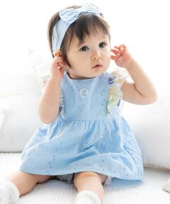 fillot de bebe reduction / フィヨ デュ ベベ ルダクティオン ベビー・キッズウエア | リバティプリント(Irma's Garden)タナローンレースチュニック＆ブルマセット(70~90cm)