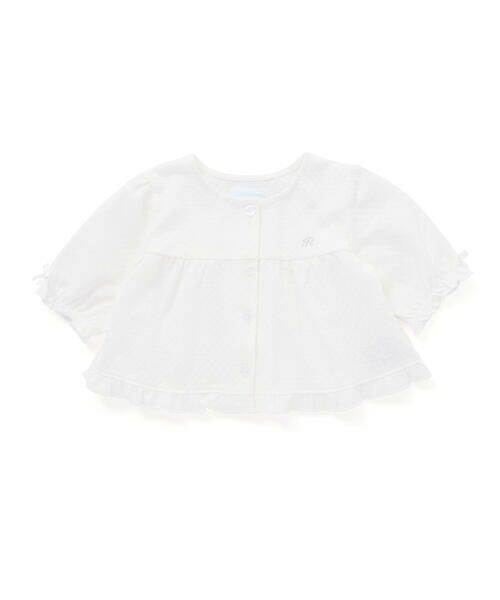 fillot de bebe reduction / フィヨ デュ ベベ ルダクティオン ベビー・キッズウエア | 【 UVカット 】ブライト天竺ボレロカーディガン(70~90cm) | 詳細2