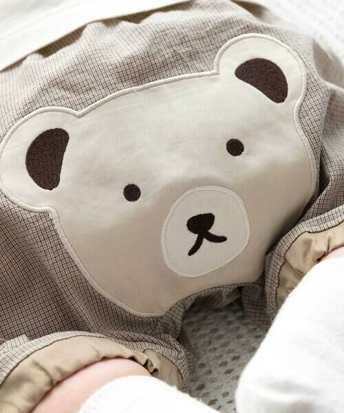 fillot de bebe reduction / フィヨ デュ ベベ ルダクティオン ベビー・キッズウエア | オーガニックコットンチェッククマパンツ(60~90cm) | 詳細2