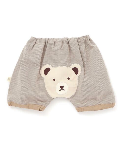 fillot de bebe reduction / フィヨ デュ ベベ ルダクティオン ベビー・キッズウエア | オーガニックコットンチェッククマパンツ(60~90cm) | 詳細5