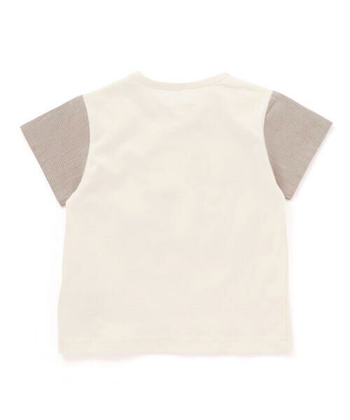 fillot de bebe reduction / フィヨ デュ ベベ ルダクティオン ベビー・キッズウエア | オーガニックコットンクマチェック半袖Tシャツ(70~90cm) | 詳細4