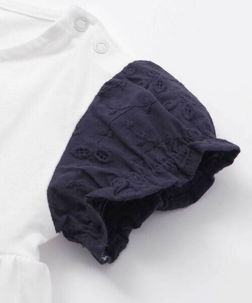 fillot de bebe reduction / フィヨ デュ ベベ ルダクティオン ベビー・キッズウエア | 天竺花柄プリントパフスリーブTシャツ(70~90cm) | 詳細6