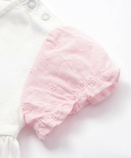 fillot de bebe reduction / フィヨ デュ ベベ ルダクティオン ベビー・キッズウエア | 天竺花柄プリントパフスリーブTシャツ(70~90cm) | 詳細12