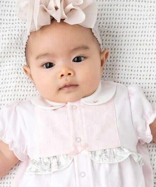 fillot de bebe reduction / フィヨ デュ ベベ ルダクティオン ロンパース | リバティプリント(Irma's Garden)タナローン2WAYオール | 詳細2