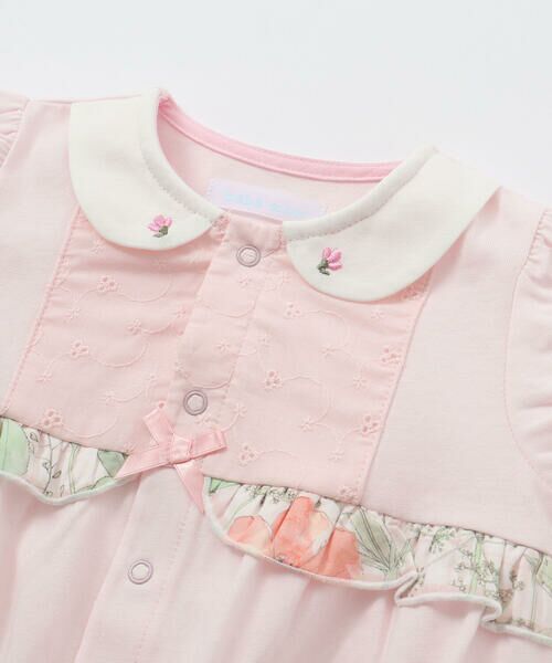 fillot de bebe reduction / フィヨ デュ ベベ ルダクティオン ロンパース | リバティプリント(Irma's Garden)タナローン2WAYオール | 詳細5