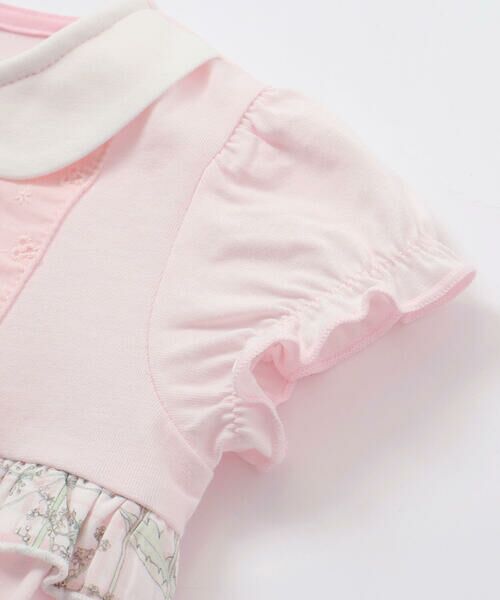 fillot de bebe reduction / フィヨ デュ ベベ ルダクティオン ロンパース | リバティプリント(Irma's Garden)タナローン2WAYオール | 詳細6