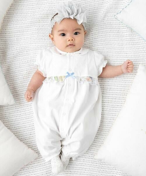 fillot de bebe reduction / フィヨ デュ ベベ ルダクティオン ロンパース | リバティプリント(Irma's Garden)タナローン2WAYオール | 詳細12