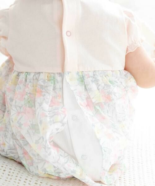 fillot de bebe reduction / フィヨ デュ ベベ ルダクティオン ベビー・キッズウエア | オーガンジー花柄プリントワンピース(70~90cm) | 詳細2