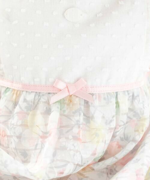 fillot de bebe reduction / フィヨ デュ ベベ ルダクティオン ベビー・キッズウエア | オーガンジー花柄プリントワンピース(70~90cm) | 詳細3