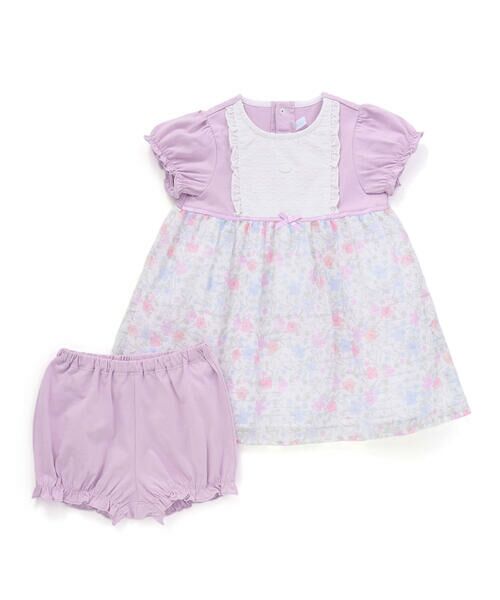 fillot de bebe reduction / フィヨ デュ ベベ ルダクティオン ベビー・キッズウエア | オーガンジー花柄プリントワンピース(70~90cm) | 詳細11