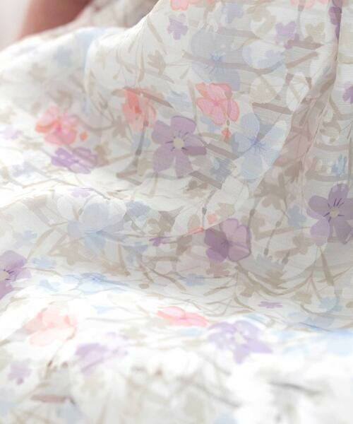 fillot de bebe reduction / フィヨ デュ ベベ ルダクティオン ベビー・キッズウエア | オーガンジー花柄プリントワンピース(70~90cm) | 詳細9
