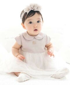 fillot de bebe reduction / フィヨ デュ ベベ ルダクティオン ミニ丈・ひざ丈ワンピース | 【日本製】シャンタンチュールスカートドレス(70~90cm)