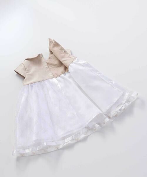 fillot de bebe reduction / フィヨ デュ ベベ ルダクティオン ミニ丈・ひざ丈ワンピース | 【日本製】シャンタンチュールスカートドレス(70~90cm) | 詳細12