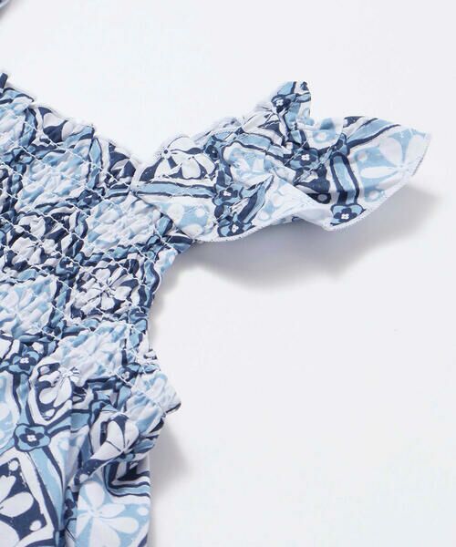 fillot de bebe reduction / フィヨ デュ ベベ ルダクティオン ベビー・キッズウエア | 【お揃い】BeBe復刻アーカイブタイル柄チュニックブルマセット(70~90cm) | 詳細7