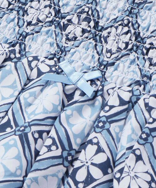 fillot de bebe reduction / フィヨ デュ ベベ ルダクティオン ベビー・キッズウエア | 【お揃い】BeBe復刻アーカイブタイル柄チュニックブルマセット(70~90cm) | 詳細8