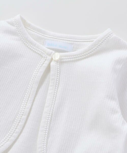 fillot de bebe reduction / フィヨ デュ ベベ ルダクティオン ベビー・キッズウエア | 【日本製】ピケタック天竺ボレロ(70~90cm) | 詳細5