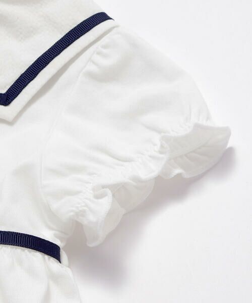 fillot de bebe reduction / フィヨ デュ ベベ ルダクティオン ベビー・キッズウエア | 天竺マリンセーラーブラウス(70~90cm) | 詳細10