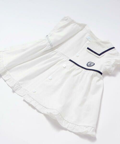 fillot de bebe reduction / フィヨ デュ ベベ ルダクティオン ベビー・キッズウエア | 天竺マリンセーラーブラウス(70~90cm) | 詳細13