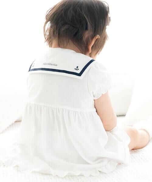 fillot de bebe reduction / フィヨ デュ ベベ ルダクティオン ベビー・キッズウエア | 天竺マリンセーラーブラウス(70~90cm) | 詳細3