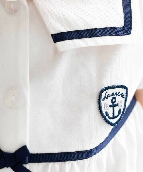 fillot de bebe reduction / フィヨ デュ ベベ ルダクティオン ベビー・キッズウエア | 天竺マリンセーラーブラウス(70~90cm) | 詳細5