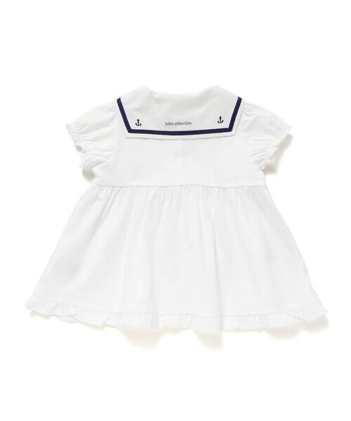 fillot de bebe reduction / フィヨ デュ ベベ ルダクティオン ベビー・キッズウエア | 天竺マリンセーラーブラウス(70~90cm) | 詳細7