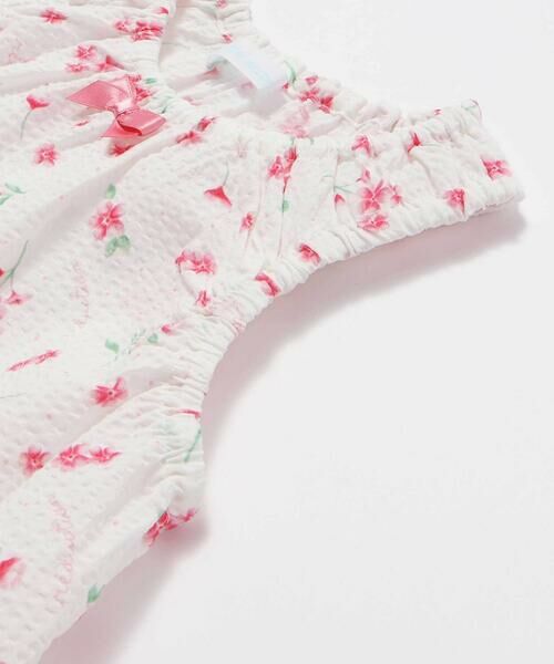 fillot de bebe reduction / フィヨ デュ ベベ ルダクティオン ベビー・キッズウエア | 花柄リップルチュニック(70~90cm) | 詳細6