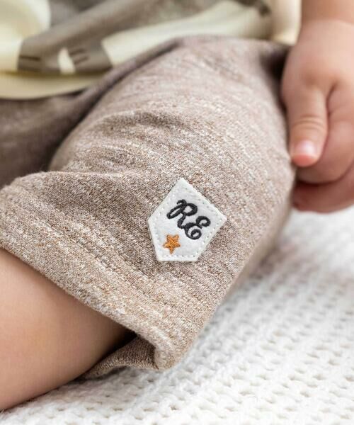 fillot de bebe reduction / フィヨ デュ ベベ ルダクティオン ベビー・キッズウエア | ガーゼ裏毛ワッペン付きパンツ(70~90cm) | 詳細11