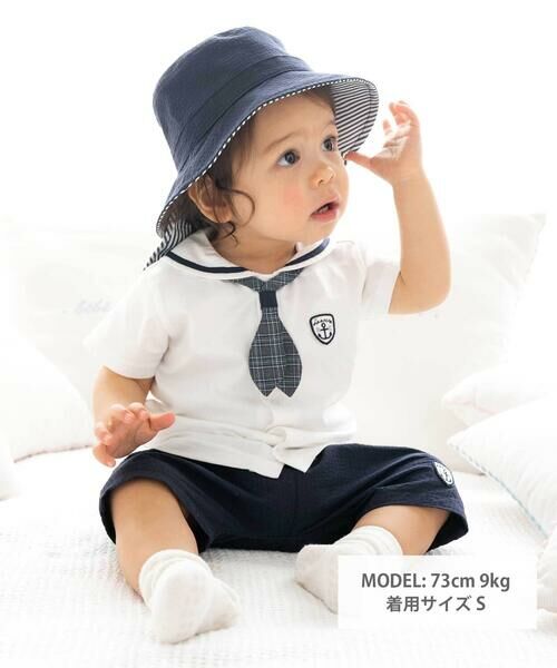 fillot de bebe reduction / フィヨ デュ ベベ ルダクティオン ベビー・キッズウエア | マリンショートパンツ(70~90cm) | 詳細1