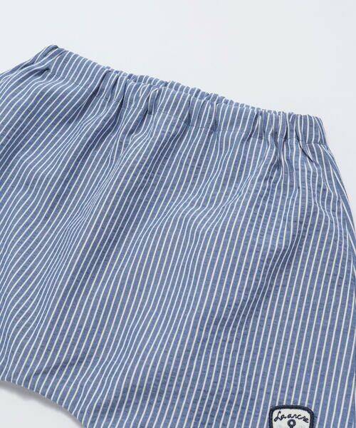 fillot de bebe reduction / フィヨ デュ ベベ ルダクティオン ベビー・キッズウエア | リップルストライプショートパンツ(70~90cm) | 詳細4