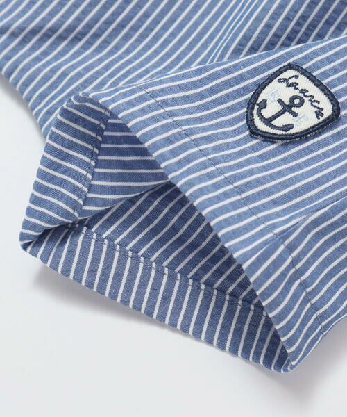 fillot de bebe reduction / フィヨ デュ ベベ ルダクティオン ベビー・キッズウエア | リップルストライプショートパンツ(70~90cm) | 詳細5