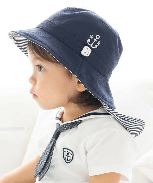 fillot de bebe reduction / フィヨ デュ ベベ ルダクティオン ベビー・キッズグッズ | サッカーマリンハット(44~50cm) | 詳細10